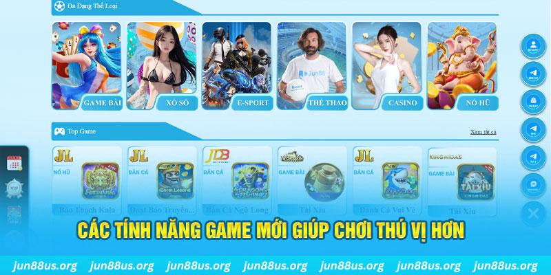 Bảo Trì Jun88: Cải Thiện Dịch Vụ, Mang Đến Trải Nghiệm Mới 6 Các tính năng game mới giúp chơi thú vị hơn